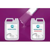 Resina Epóxi 1kg + Cor Sólida Roxo Trafego Ral4006 Ag Media