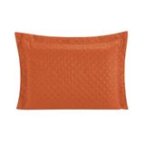 Porta Travesseiro Requinte Liso 65x45cm - Laranja