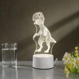 3d Cartoon Night Light, Led Bedside Lamp Diy Acrilic Gift