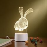 3d Cartoon Night Light, Led Bedside Lamp Diy Acrilic Gift