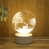 3d Cartoon Night Light, Led Bedside Lamp Diy Acrilic Gift