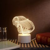 3d Cartoon Night Light, Led Bedside Lamp Diy Acrilic Gift