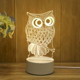 3d Cartoon Night Light, Led Bedside Lamp Diy Acrilic Gift