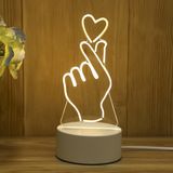 3d Cartoon Night Light, Led Bedside Lamp Diy Acrilic Gift