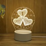 3d Cartoon Night Light, Led Bedside Lamp Diy Acrilic Gift