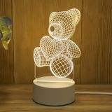 3d Cartoon Night Light, Led Bedside Lamp Diy Acrilic Gift