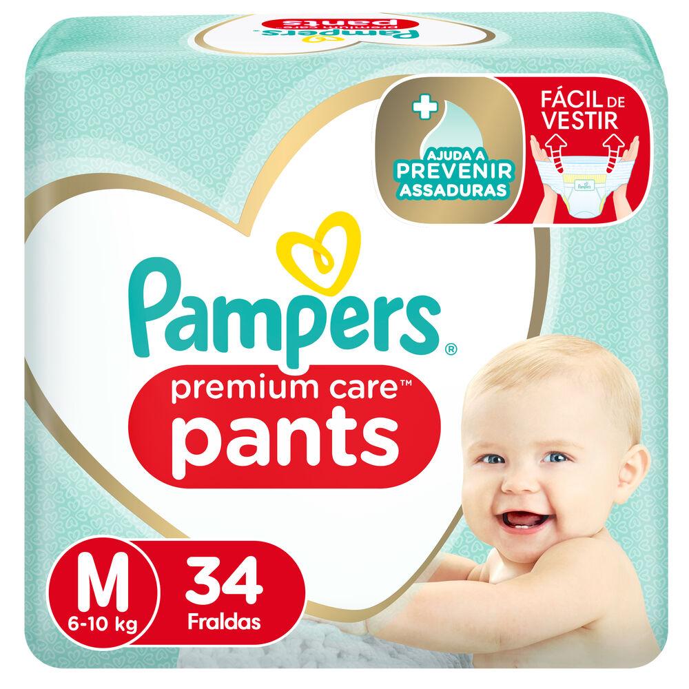 Fralda Pampers Premium Care Pants M Com 34un