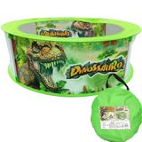 Piscina De Bolinhas Divertida Dinossauro Dm Toys Verde 3+ Dmt6090