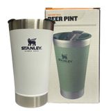 Copo Stanley Térmico Cerveja Branco Polar Com Tampa 473ml