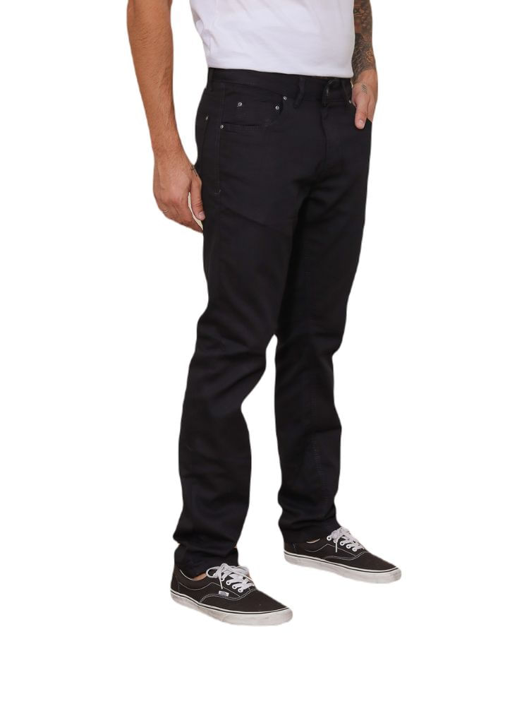 Calça Masculina Skinny Jeans Preto- Black Jeans