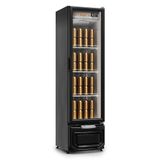 Refrigerador De Bebidas Vertical 228 Litros Preto 220v Gelopar Gcb-23ev