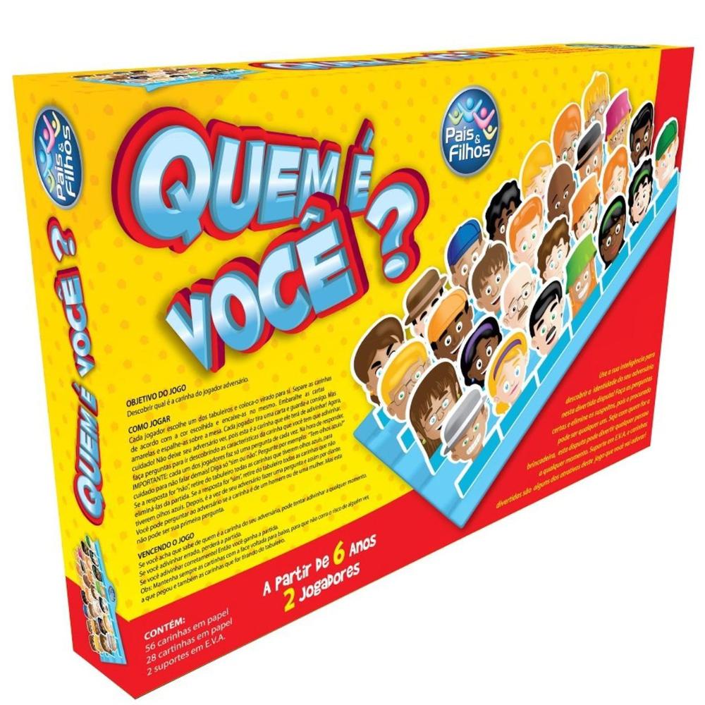 Jogo Quem E Você Super Jogos Pais E Filhos 2810 Descrição Use A Sua Inteligência Para 9536