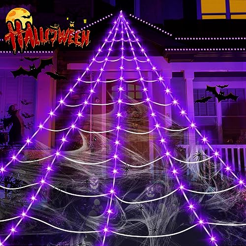 Decorações De Halloween Ao Ar Livre 250 Led 23 X 18 Pés A