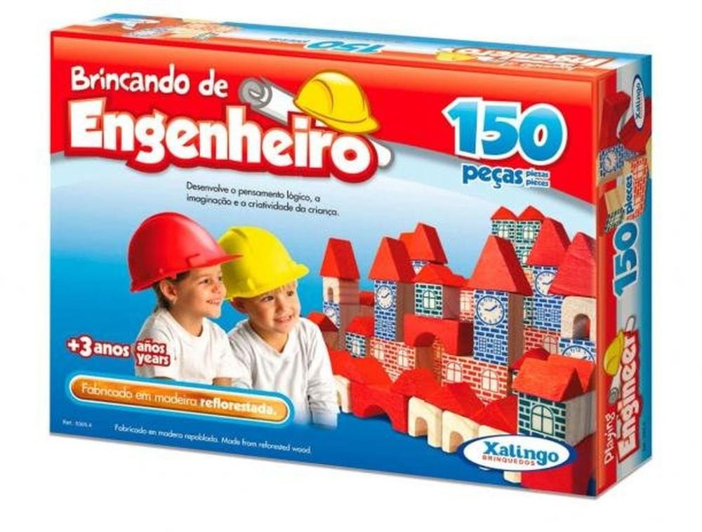 Bloco De Montar Blokitos De Madeira Brinquedo 60 Peças - Carrefour