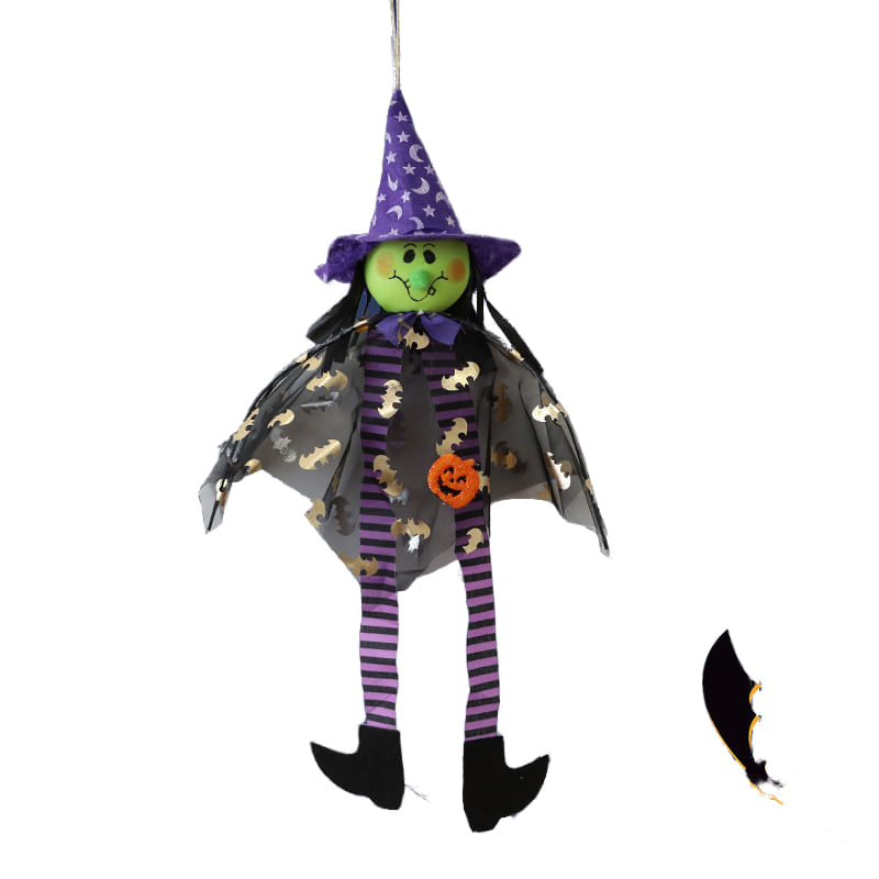 Halloween Decoration Cartoon Witch, Long Leg Skirt Pendant