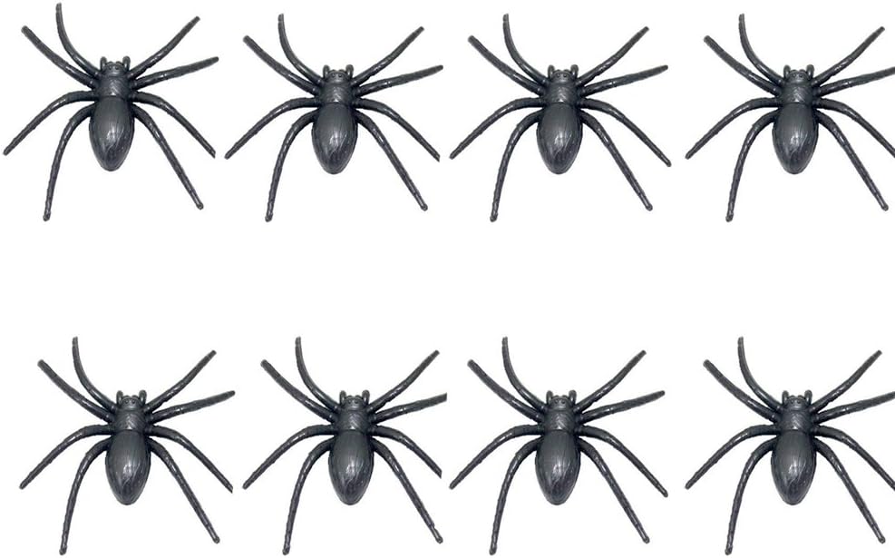 Halloween Plastic Fake Spider Aranha De Borracha Realista Piadas