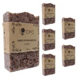 Sabonete Artesanal Esfoliante De Lavanda 110g Kit Com 6