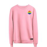Blusão Moletom Lgbt Masculino E Feminino Personalizado Sem Capuz Gola Redonda