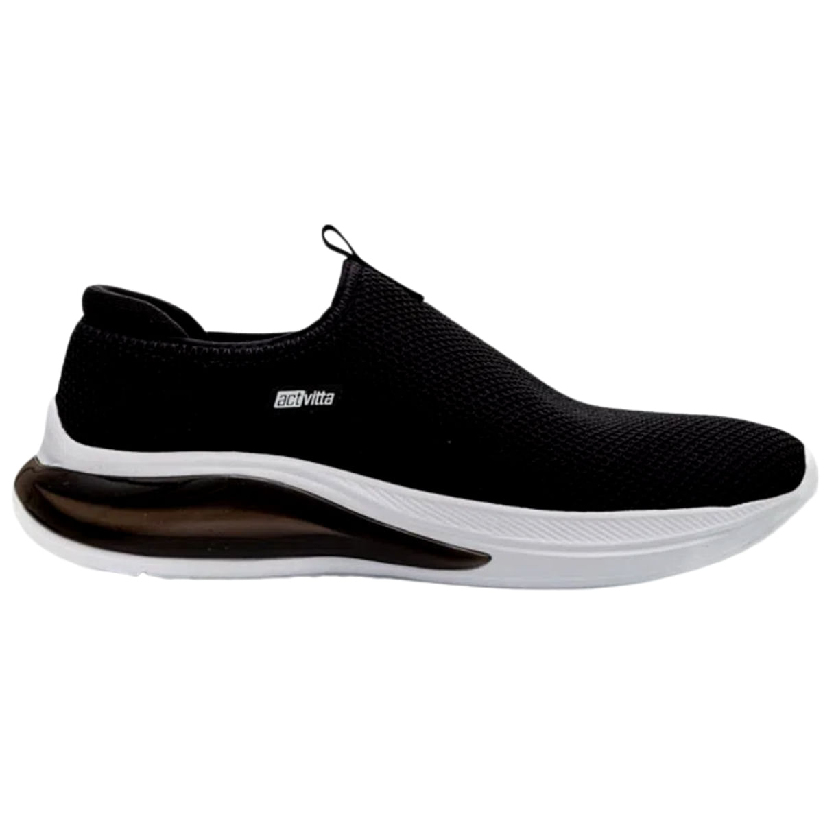 Tenis Slip On Feminino Confort Bolha Actvitta 4816.200.26606 - Preto - 36