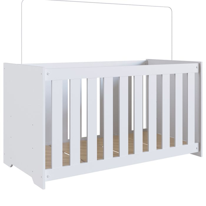 Berço Com Mosquiteiro La001 Branco Comm