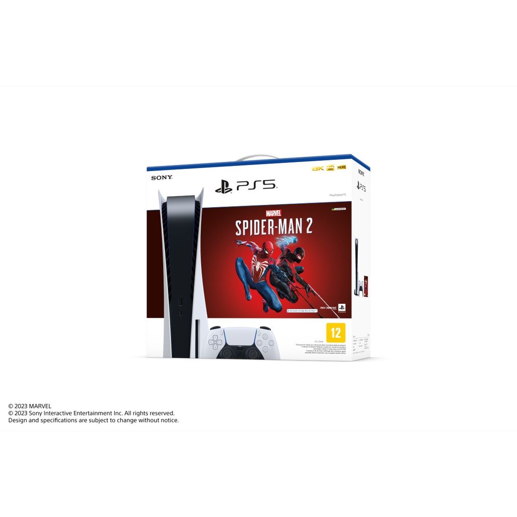 Console Sony Playstation 5 + Jogo Malvel's Spider Man 2 Ps5