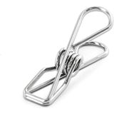 40 Pacote De Roupas De Aço Inoxidável Pinos Roupas Duráveis Pinos Multi-propósito Clipes De Fio De Metal Multiuso Para Lavanderia Home Kitch
