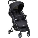 Carrinho De Passeio Para Bebê Multiposições Capota Regulável Compacto 15 Kg Hoodie-black Burigotto