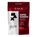 Super Gainers 3kg Max Titanium Sabor  Morango