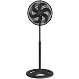 Ventilador de Coluna Oscilante Turbo 6 Pás 40cm - Preto 220V