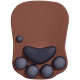 Mouse Pad Com Descanso De Pulso. Mouse Pad Ergonômico. Kawaii Cat Mouse Pad. Almofada De Rato De Gel De Silicone. Base Antiderrapante. Para