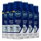 Kit Desodorante Aerosol Nivea Clinical Derma Protect Masculino 150ml - 6 Unidades