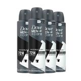 Kit Desodorante Aerosol Dove Men Invisible 150ml - 4 Unidades