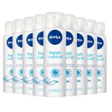 Kit Desodorante Aerosol Nivea Fresh Natural 150ml - 9 Unidades