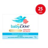 Kit 25 Sabonetes Em Barra Baby Dove Hidratação Enriquecida 75g