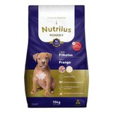 Ração Seca Nutrilus Power+ Frango &amp; Carne Para Cães Filhotes - 15 Kg