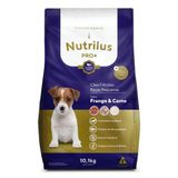 Ração Seca Nutrilus Pro+ Frango &amp; Carne Para Cães Filhotes De Raças Pequenas - 10,1 Kg