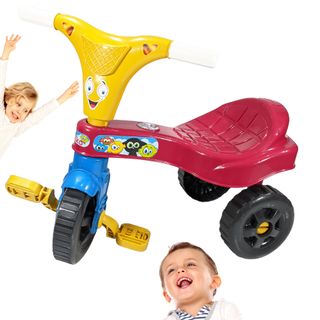 Triciclo Velotrol Motoca Infantil Menino Menina Empurrar