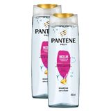 Shampoo Pantene Micelar Purifica E Hidrata 400ml | Kit Com Duas Unidades