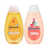 Kit Shampoo Johnson&#39;s Baby 200ml E Condicionador Johnson&#39;s Cachos Dos Sonhos 200ml