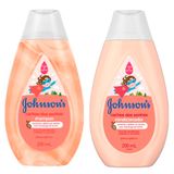 Kit Shampoo Johnson&#39;s Baby Cachos Dos Sonhos 200ml E Condicionador Johnson&#39;s Baby Cachos Dos Sonhos 200ml