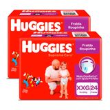 Kit De Fralda Roupinha Huggies Supreme Care Tamanho Xxg 48 Unidades