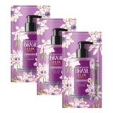 Kit 3 Sabonete Líquido Para Mãos Lux Dama Da Noite Refil 240ml