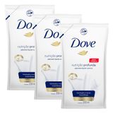 Kit 3 Sabonete Líquido Dove Hidratação Profunda Refil 200ml