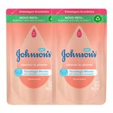 Sabonete Líquido De Glicerina Johnson&#39;s Baby Refil 180ml | Kit Com Duas Unidades