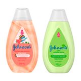 Kit Shampoo Johnson&#39;s Baby Cachos Dos Sonhos 200ml E Condicionador Johnson&#39;s Baby Cabelos Claros 200ml