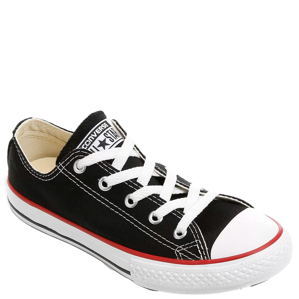 Tênis Converse All Star Chuck Taylor Infantil - Preto/Vermelho