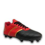 Chuteira Campo Sport West 1103 Unissex Vermelho Preto Dourado 41