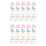 Kit 10 Desodorante Antitranspirante Aerosol Dove Beauty Finish 150ml