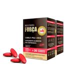 Kit 2 Suplementos Bio Extratus Força Para Cabelos, Pele E Unha   60 Comprimidos