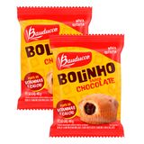 Kit 2 Bolinho Bauducco Sabor Baunilha Com Recheio De Chocolate 40g